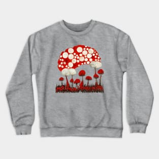 Mushroom Family Crewneck Sweatshirt